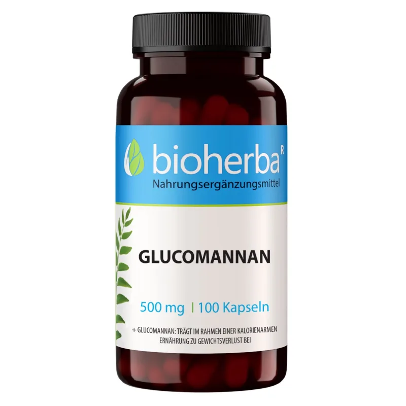Bioherba Glucomannan 500 mg – 100 kapsúl –
