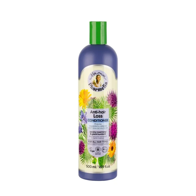 Mama Pharmelia Kondicionér proti vypadávaniu vlasov s rozmarínom a lopúchom - 500 ml -