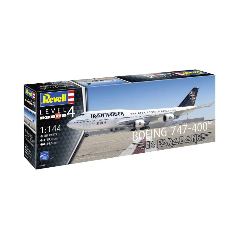 Revell Plastic ModelKit lietadlo 03780 - Boeing 747-400 Ed Force One (1:144)