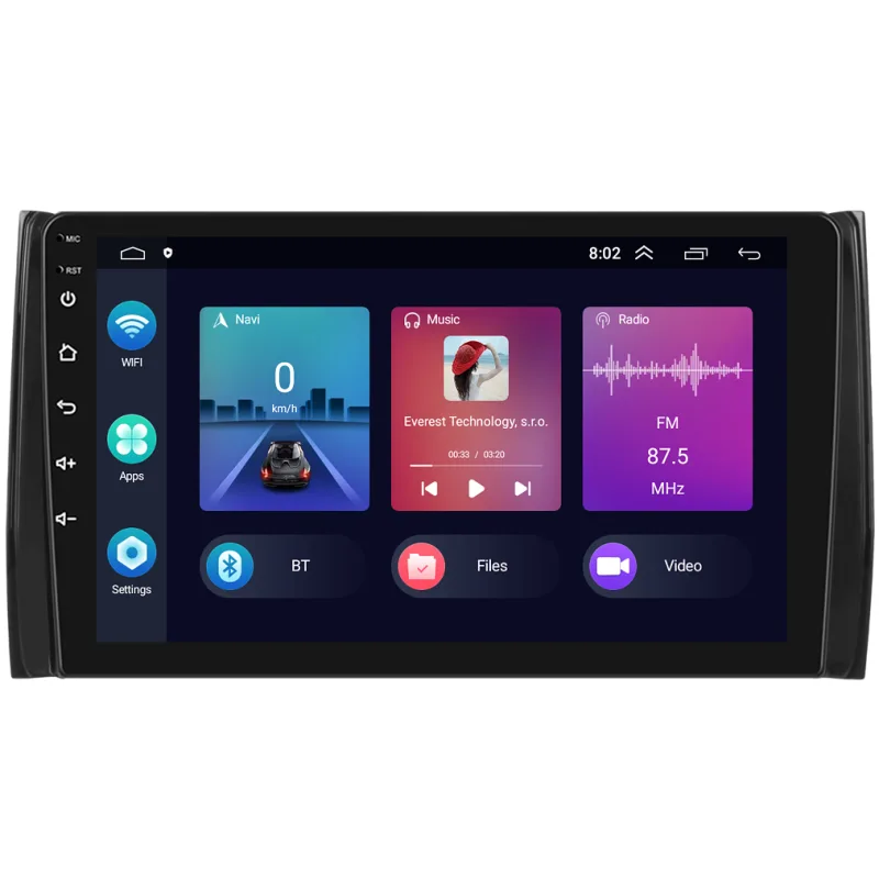 Podofo 2DIN autorádio PEV219 Android, Škoda Kodiaq / Karoq A3019/A8278