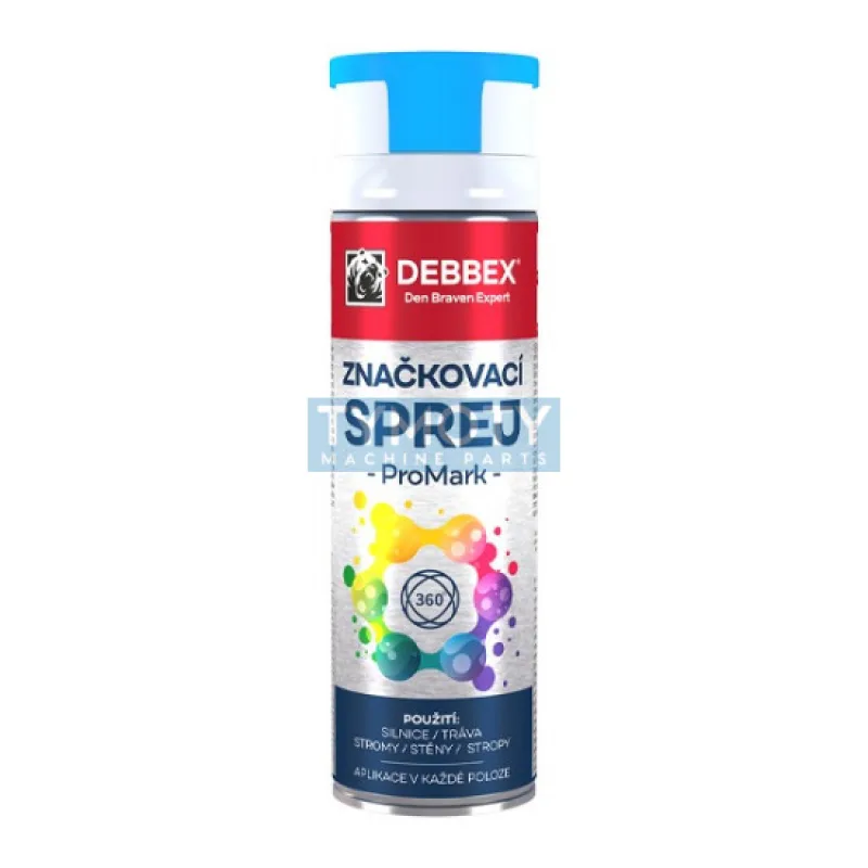 Debbex Značkovací sprej PROMARK - 500 ml modrá, dóza