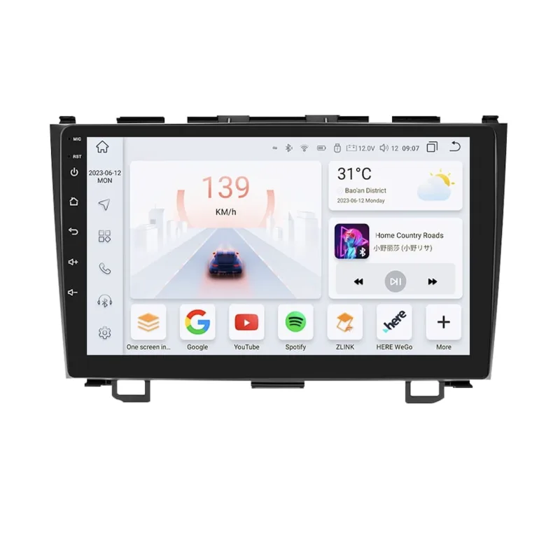 HIZPO KXHDCRV91 Autorádio 9" Android pro Honda CR-V (2007-2011) Model: S9004 (4+32GB) CHR763