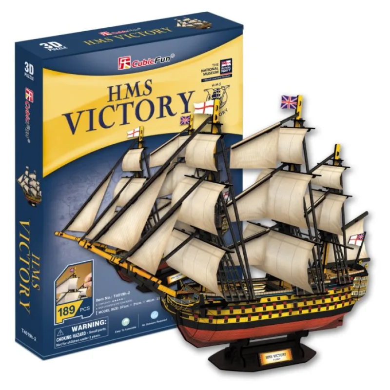 CubicFun 3D puzzle Plachetnica HMS Victory 189 dielikov