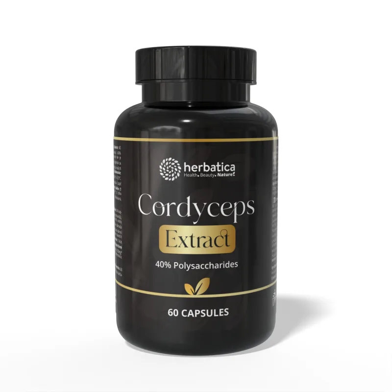 Herbatica Cordyceps Extrakt - 60 kapsúl -