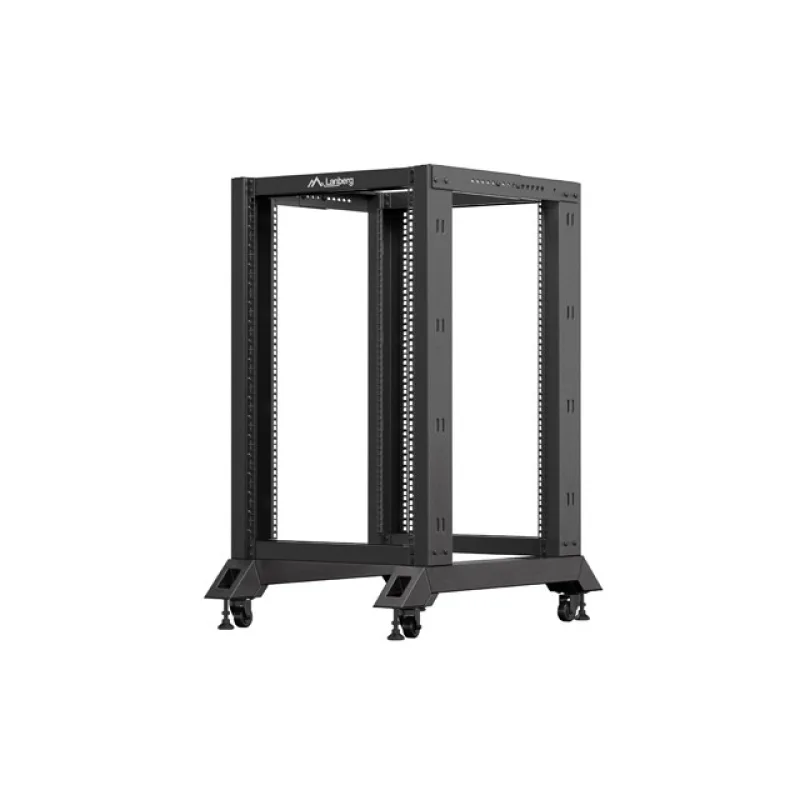 LANBERG OTEVŘENÝ RACK 18U 600X800 ČERNÝ OR01-6818-B