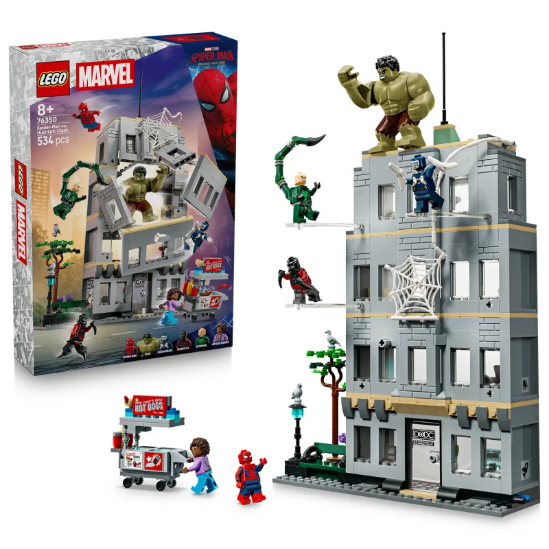 LEGO Marvel 76350 Epické stretnutie: Spider-Man vs. Hulk