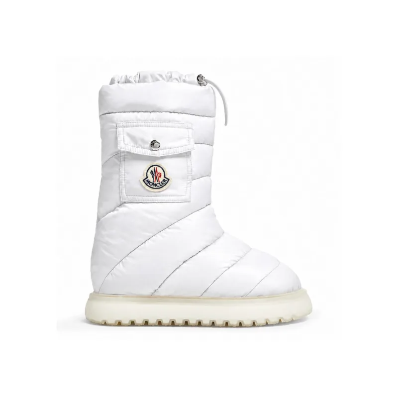 Moncler Gaia Pocket Mid Snow Boots White - 40