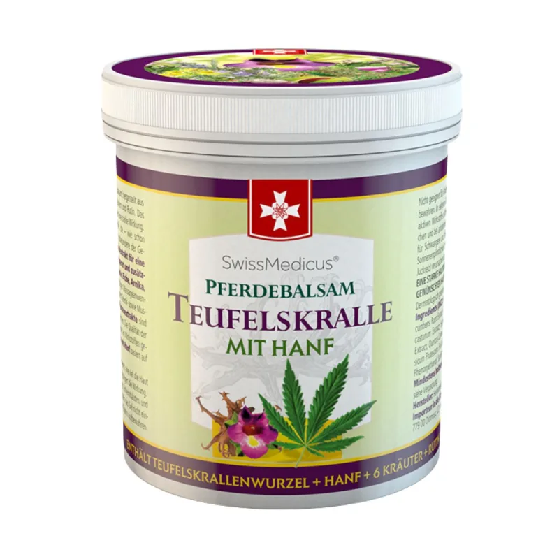 SwissMedicus Diablov pazúr s konope - 500 ml -