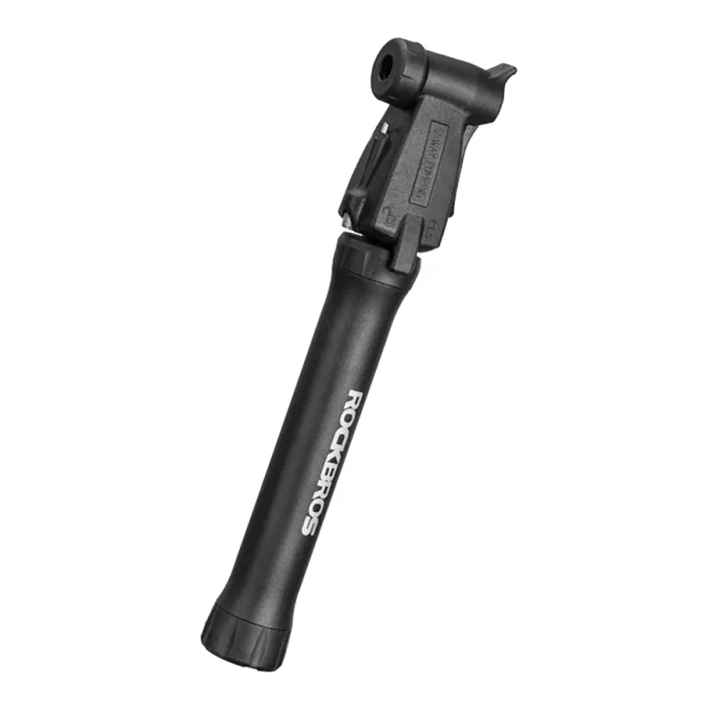 ROCKBROS TM-1701P 80 PSI mini pumpa na bicykel pre ventily Presta a Schrader – čierna