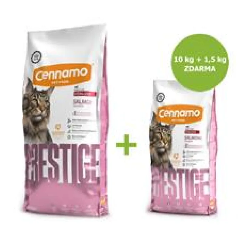 Prestige Cat Sterilized Salmon 10kg + 1,5kg ZDARMA