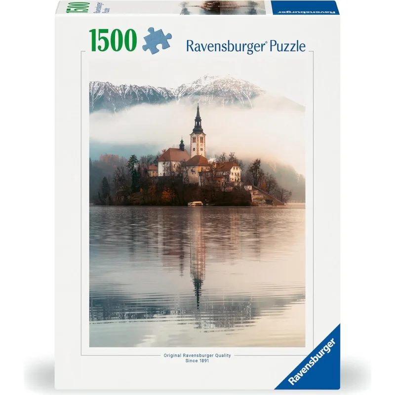 Puzzle Ravensburger 1500 dielikov Ostrov želaní Bled, Slovinsko