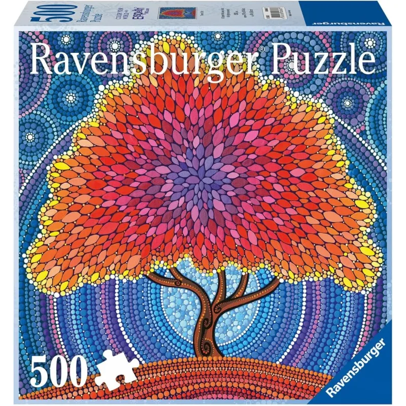 Puzzle Ravensburger 500 dielikov Color Your World: Strom života