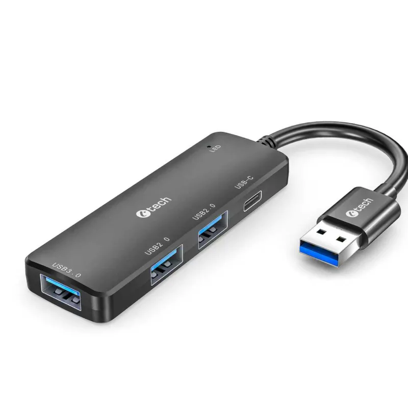 HUB USB C-tech UHB-U3-AC, 3xUSB-A/1x USB-C/ USB 3.0 UHB-U3-AC