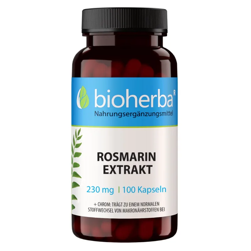 Bioherba Rozmarín extrakt 230 mg - 100 kapsúl -