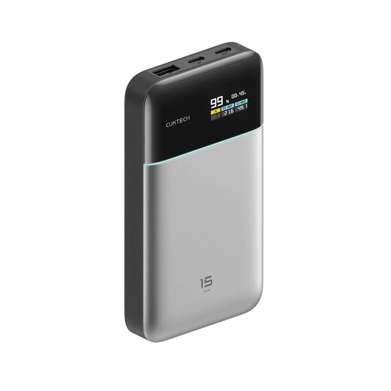 Cuktech PB150S Powerbanka 100W 15000mAh - šedá