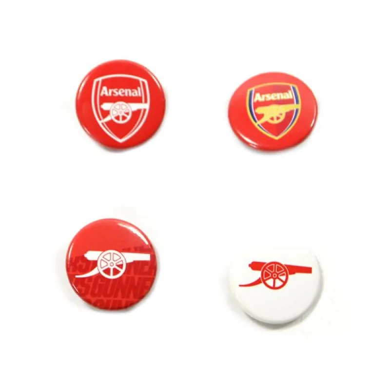 Arsenal odznaky (4 ks v balení)