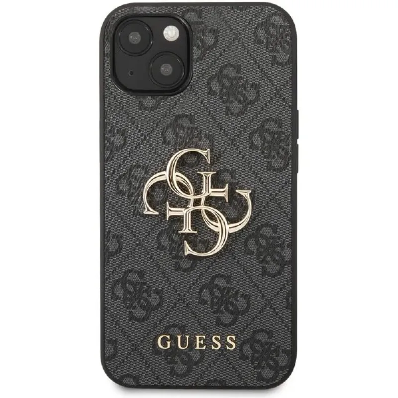 Guess PU 4G Metal Logo kryt iPhone 13 šedý 57983105765