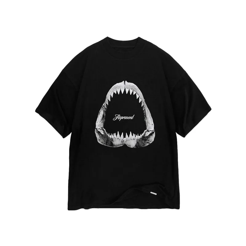Represent Shark Jaws T-shirt Off Black - XL