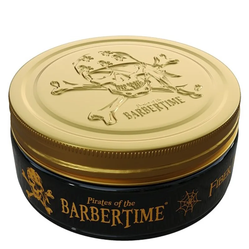 Pirates of the BARBERTIME BARBERTIME Fiber Pomade Spider 150ml - krémový vosk na rýchlu úpravu vlasov