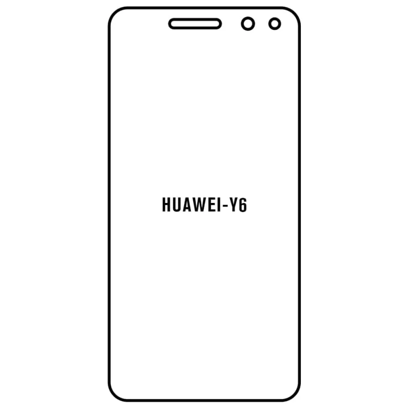 Sunshine Huawei Y6 2017 Predná Hydrogél ochranná fólia Strih: Predná 1, Typ fólie: Anti-Spy (Privacy)