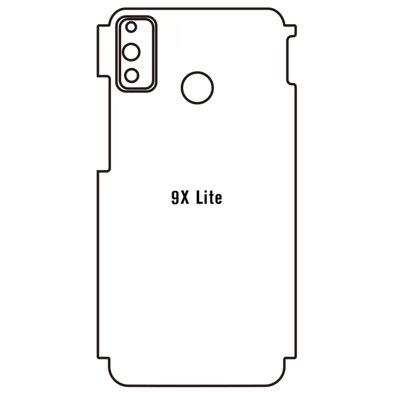 Sunshine Honor 9X Lite Zadná Hydrogél ochranná fólia Strih: Zadná časť a rám 5, Typ fólie: Matná