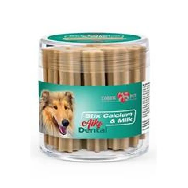 Pochoutka Aiko Dental Stix Calcium&Milk 6,4cm/220g