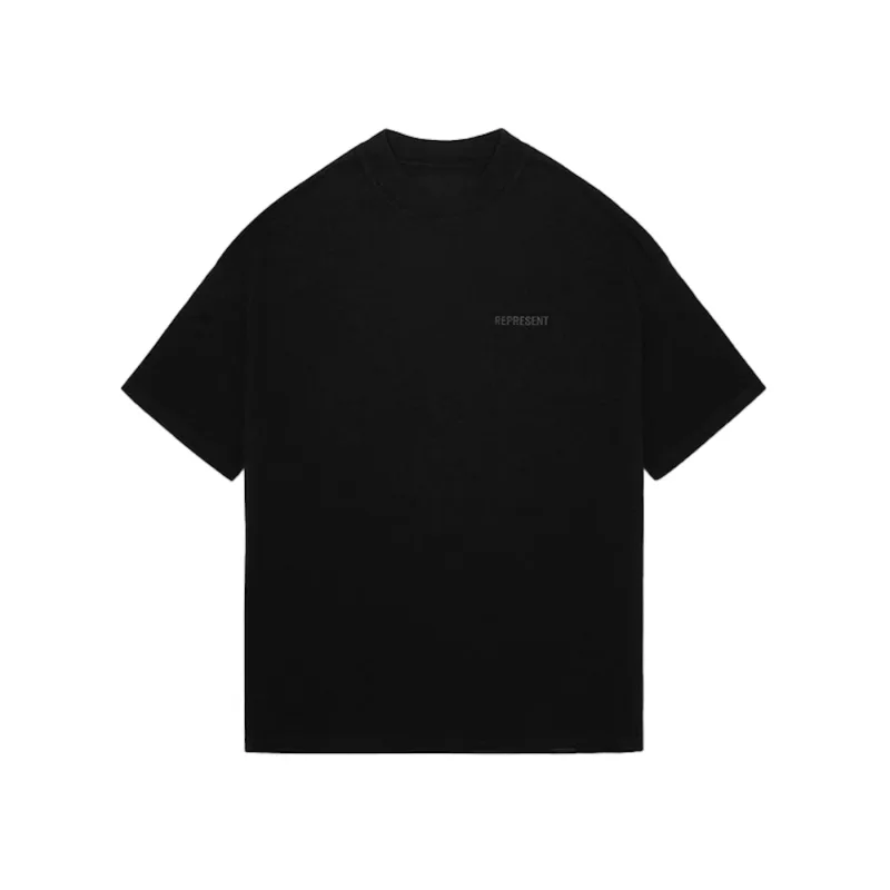 Represent Blank Oversized T-Shirt All Black - XL