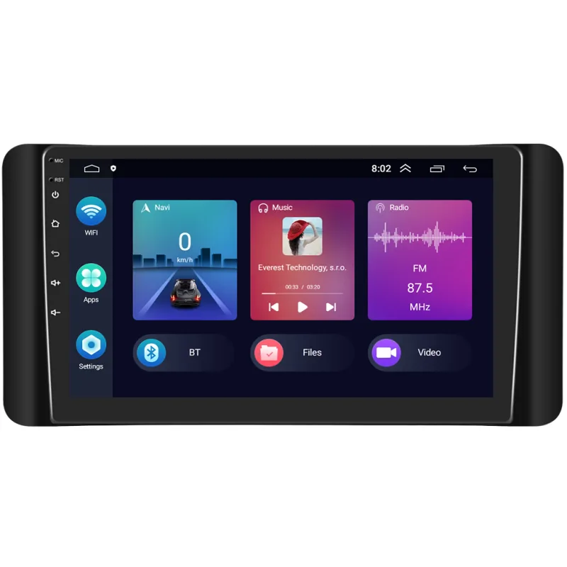 Podofo 2DIN autorádio PEV218 Android, Škoda Kamiq / Scala A3019/A8273