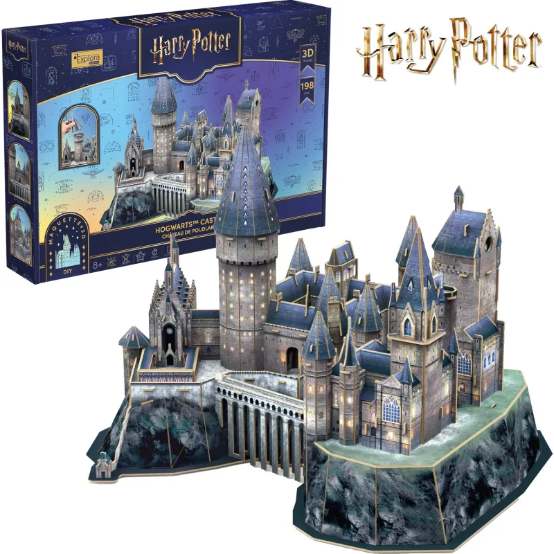 3D puzzle CubicFun Harry Potter: Rokfortský hrad 198 dielikov