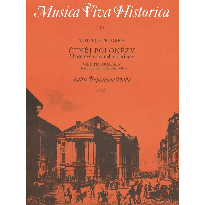 Bärenreiter Čtyři polonézy pro 3 basetové rohy nebo klarinety