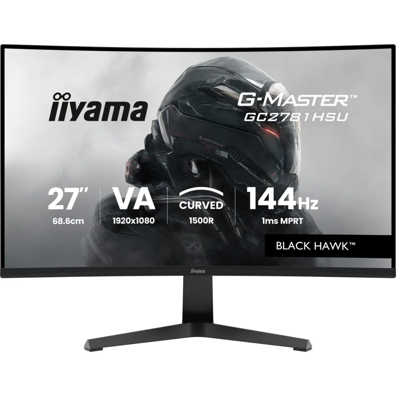 iiyama G-Master/GC2781HSU-B1/27"/VA/FHD/144Hz/1ms/Černá/3R GC2781HSU-B1