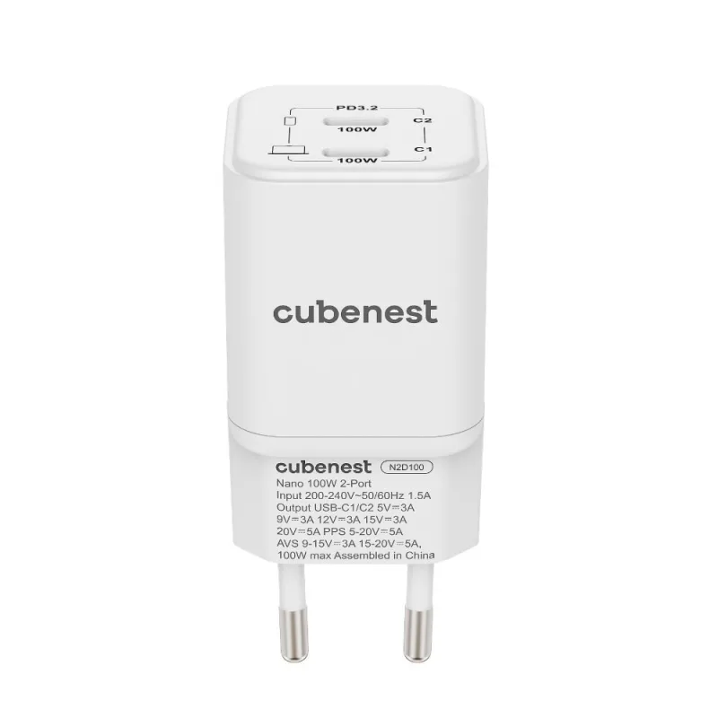 Cubenest PD Nano Adapter 100W - biela N2D100