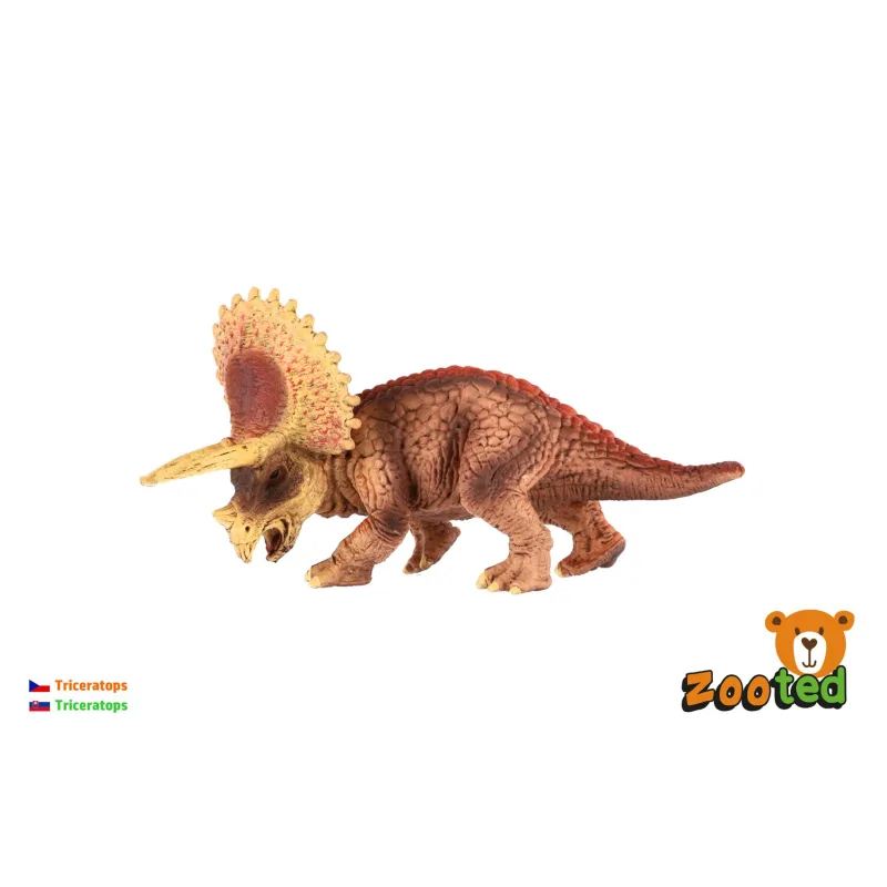 ZOOted Triceratops malý dinosaurus zooted plast 14cm