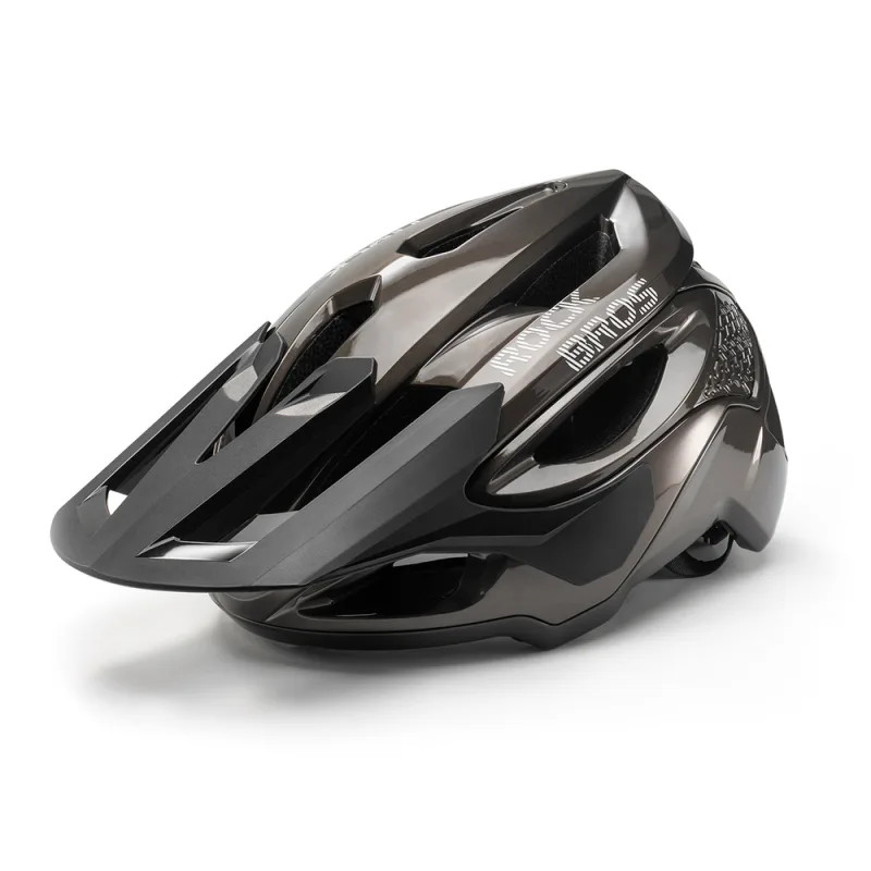 Rockbros LK-99 prilba na horský bicykel s nastaviteľným štítom a magnetickým zapínaním 58-62 cm – titánová