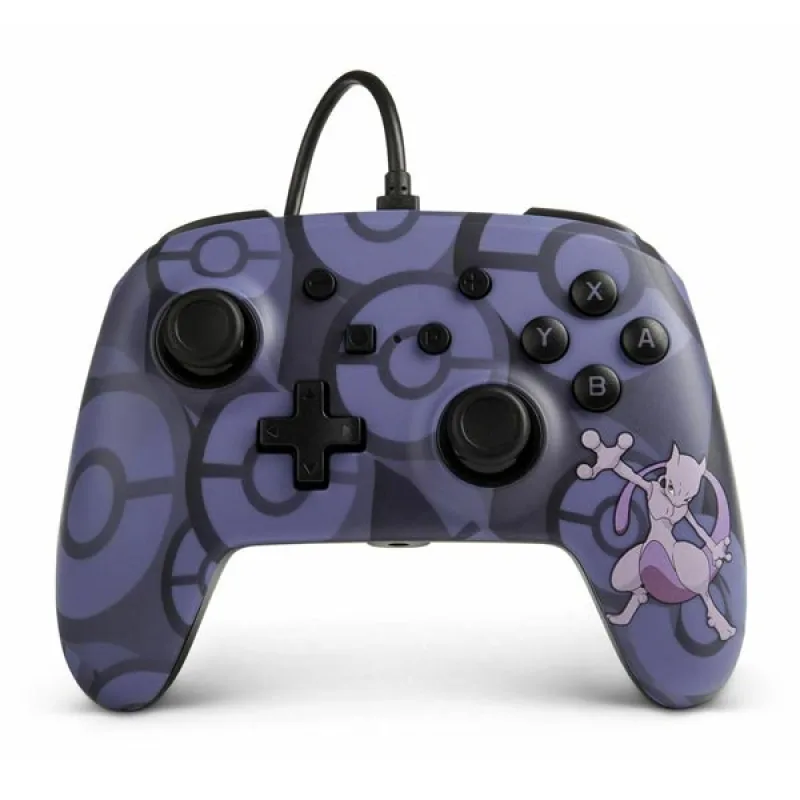 PowerA Enhanced Wired Controller for Nintendo Switch, MewTwo[1511444-01]…