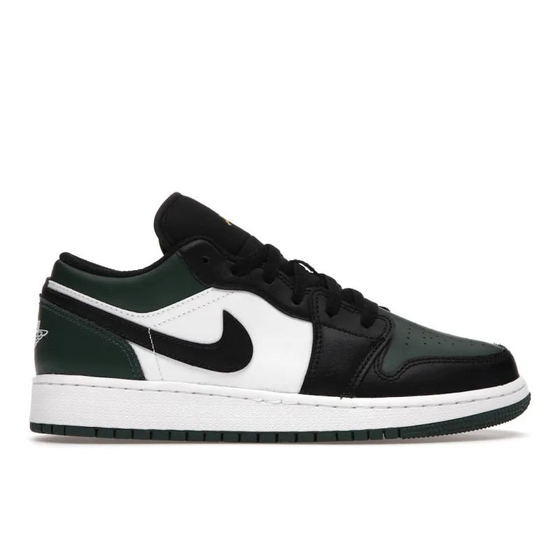 Jordan 1 Low Green Toe (GS) - 36.5