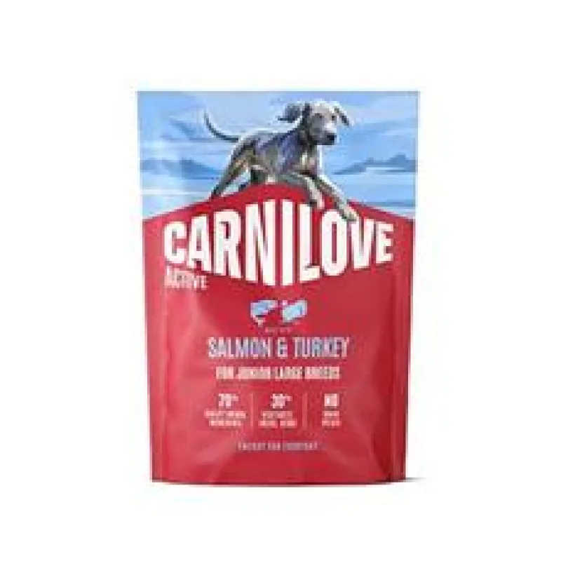 Carnilove Dog Active Dry Salmon&Turkey Junior LB 4kg