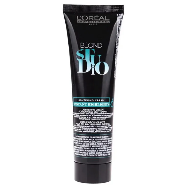 LOREAL Professionnel Blond Studio Lightening Cream 90ml - krémový melír s regeneračným olejom
