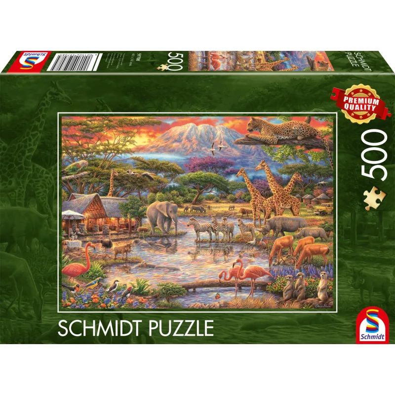 Schmidt Puzzle Raj pod Kilimandžárom 500 dielikov