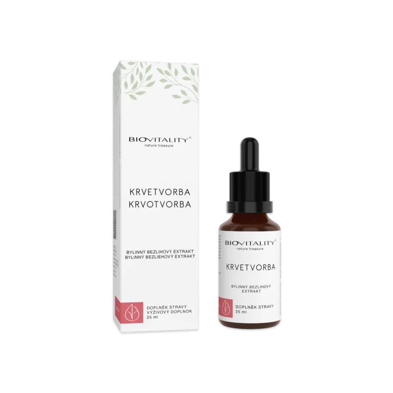 Green idea Krvotvorba – bezalkoholová tinktúra – kvapky 25 ml –