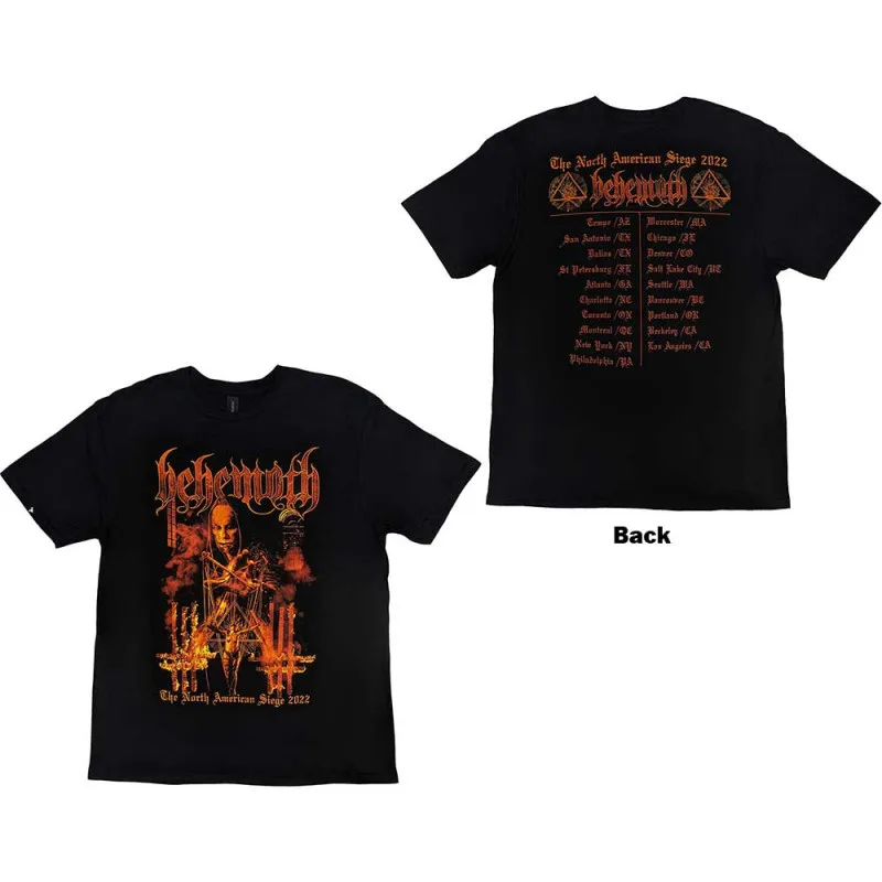 Behemoth - North American Tour 22 Puppet Master (Back Print) (tričko)