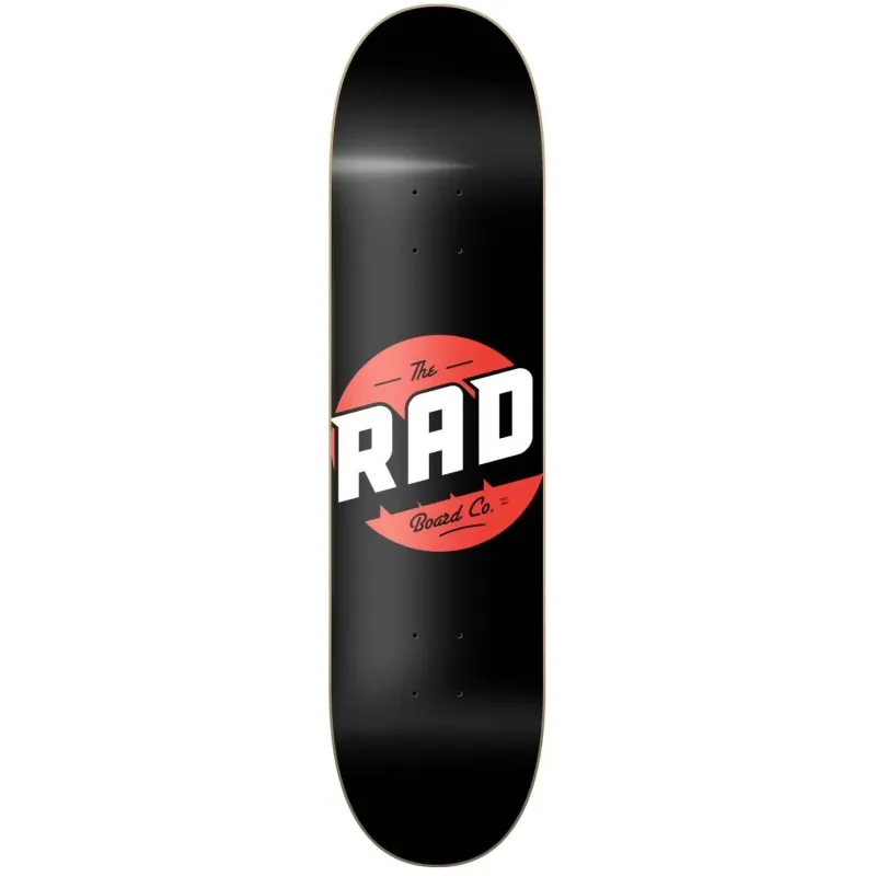 RAD Solid Logo Skate Doska (7.75"|Čierna/Červená)