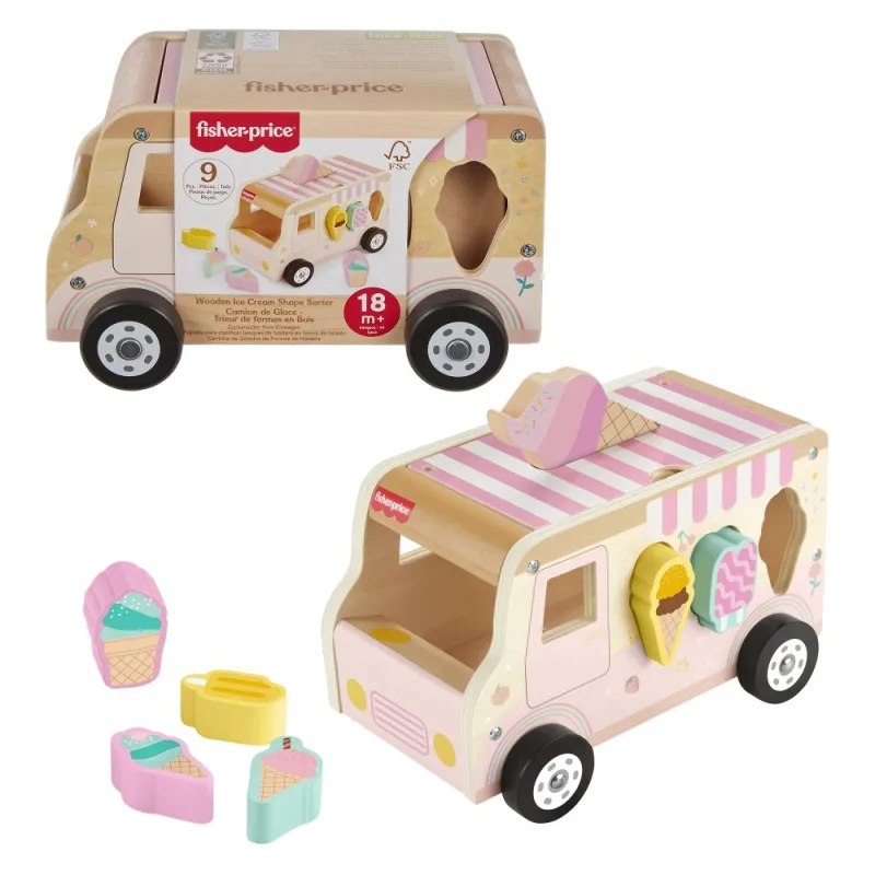 Mattel FP DREVENÁ VKLADAČKA ZMRZLINÁRSKE AUTO