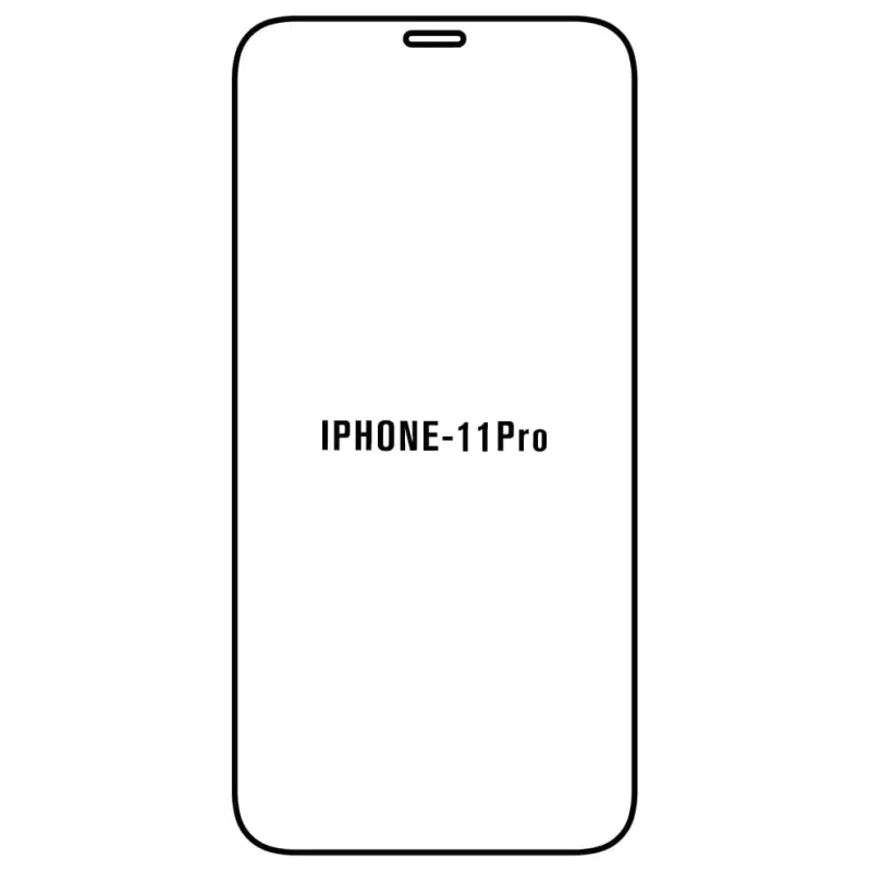 Sunshine iPhone 11 Pro Predná Hydrogél ochranná fólia Strih: Kompatibilná s krytom, Typ fólie: Anti-Spy (Privacy)