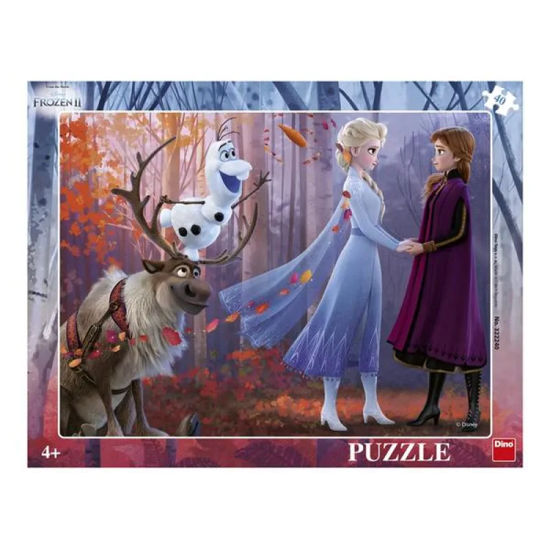 Dino Dino Puzzle Frozen II Radosť 40 ks
