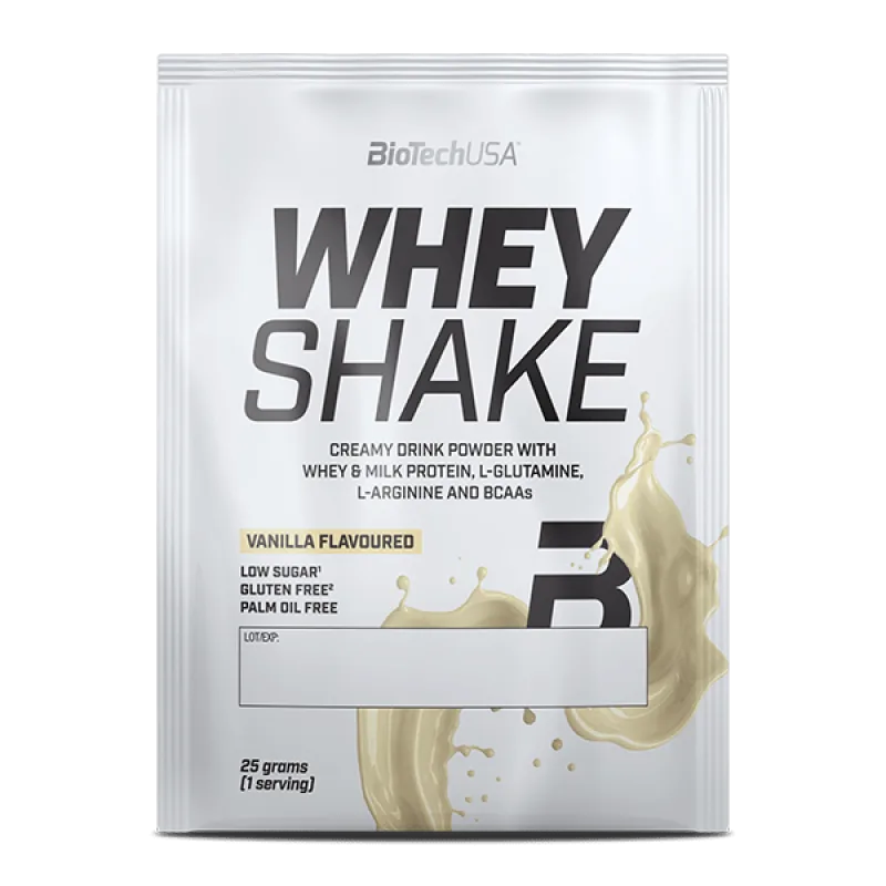 Whey Shake 25 g - BioTech USA Príchuť: Vanilka