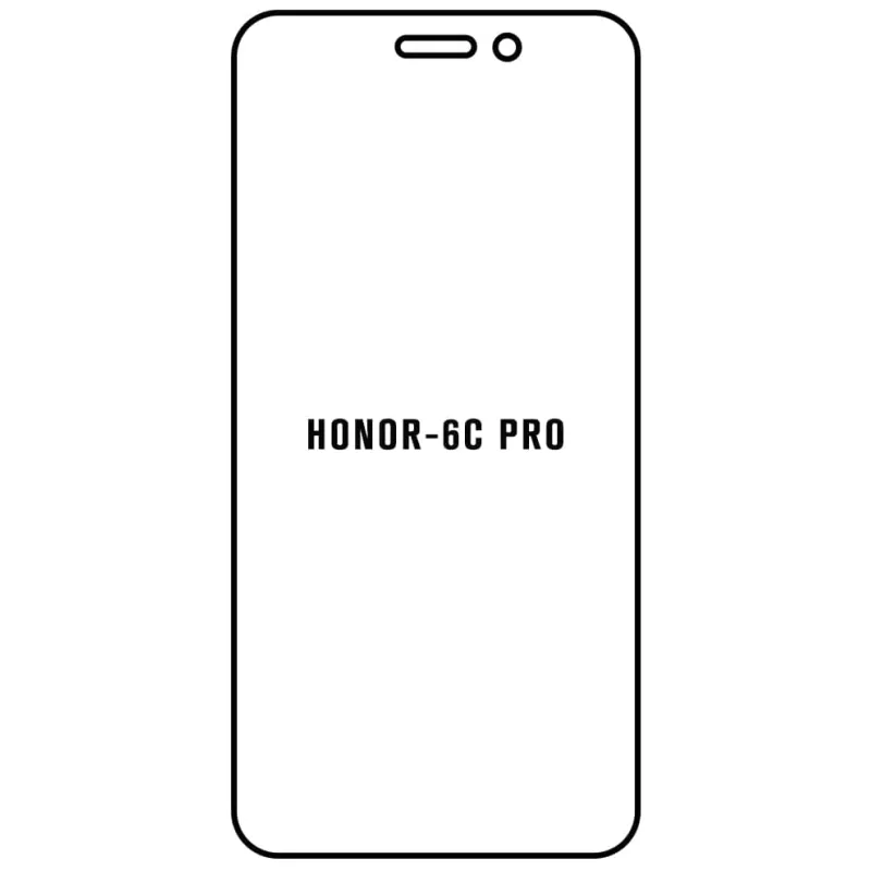 Sunshine Honor 6C Pro Predná Hydrogél ochranná fólia Strih: Kompatibilná s krytom, Typ fólie: Proti modrému svetlu