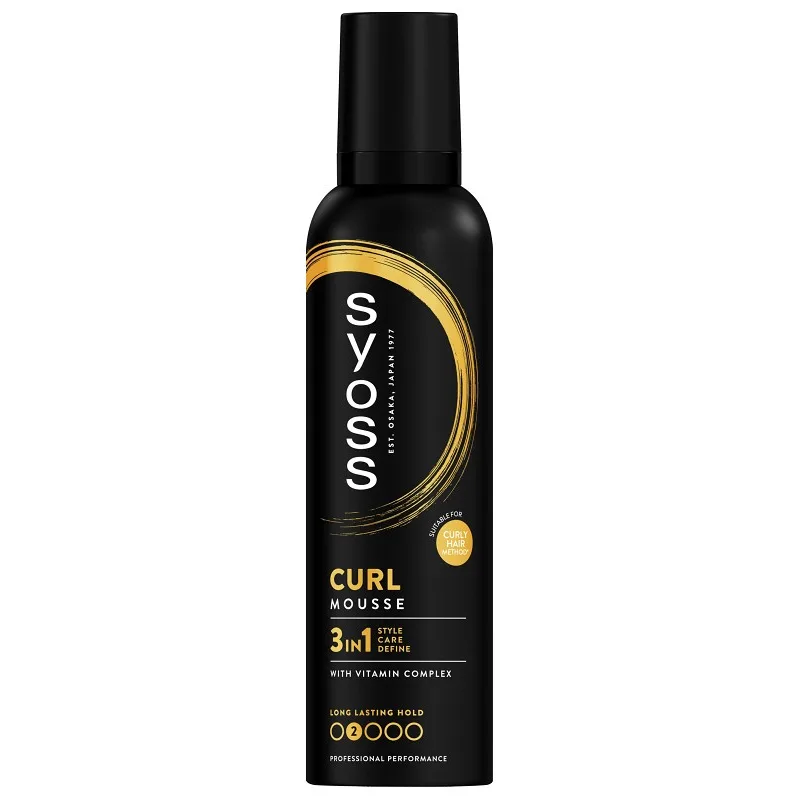 SYOSS Professional CURL 3in1 Mousse 250ml - pěnové tužidlo pro vlnité vlasy
