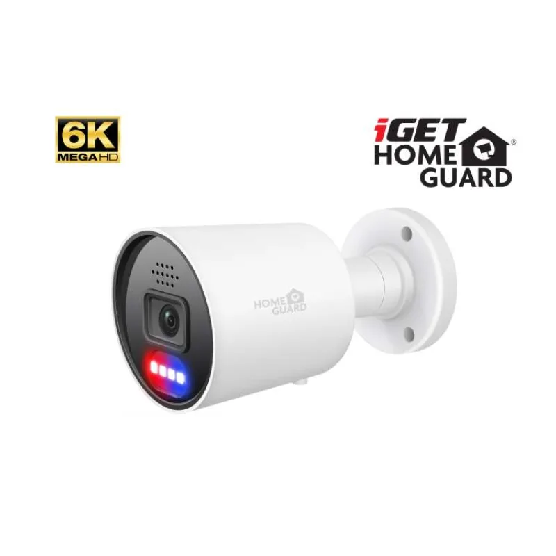 iGET HGNHK942CAM - MegaHD 6K PoE IP kamera, SMART AI detekcia, IP67, zvuk, nočný prísvit 40m, ONVIF (75020576)