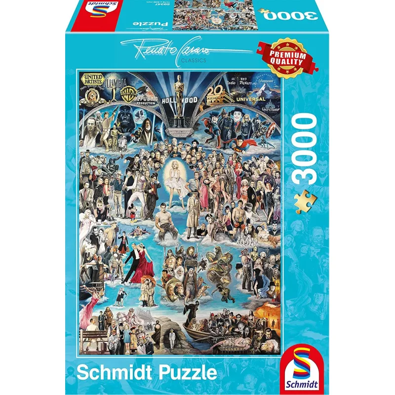 Schmidt Puzzle Hollywood - sieň slávy 3000 dielikov